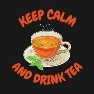 Keep calm and drink Green tea T-Shirt