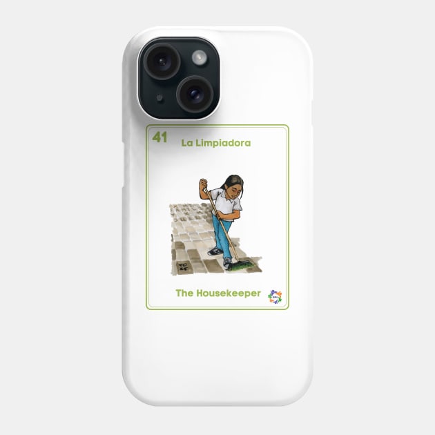 La Limpiadora Phone Case by Somos Mujeres Latinas 