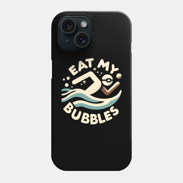 Eat My Bubbles Phone Case by WorldByFlower