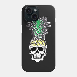 Pineapple Skull Head Combination Vintage Phone Case