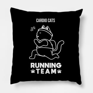 Cardio Cats Running team! Pillow