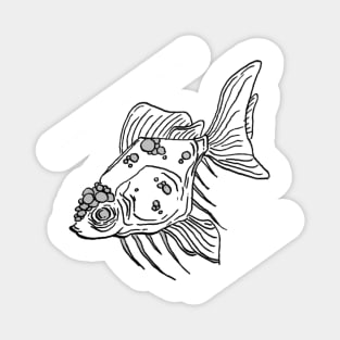 Ink Goldfish Magnet