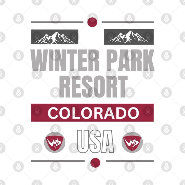 Winter Park Resort, Colorado. Gift Ideas For The Ski Enthusiast. by Papilio Art