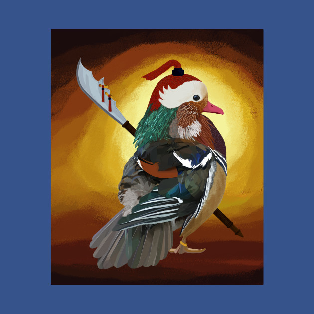 Discover Warrior Duck - Mandarin Duck - T-Shirt