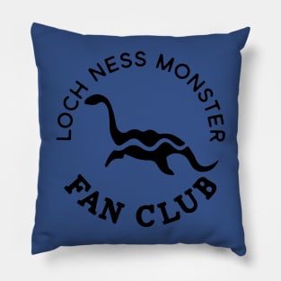 Cryptid Loch Ness Monster Nessie Fan Club Pillow