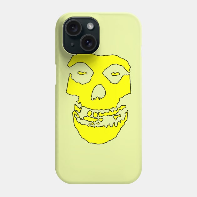 Crimson Ghost - Yellow Solid Phone Case by Controlled Chaos