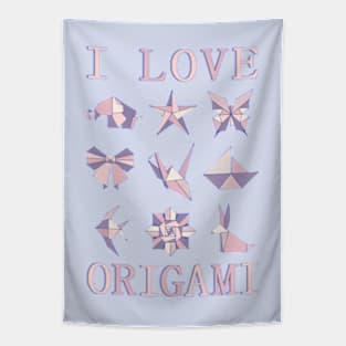 I Love Origami Tapestry