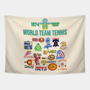 1974 Inaugural Season Defunct Team Tennis Tapestry