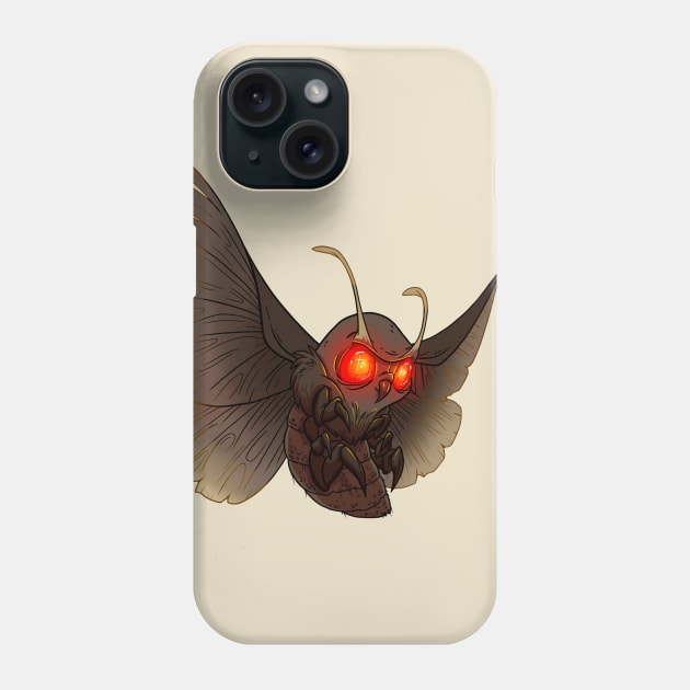 Cryptid Collection: Mothman Phone Case by FyreWriter