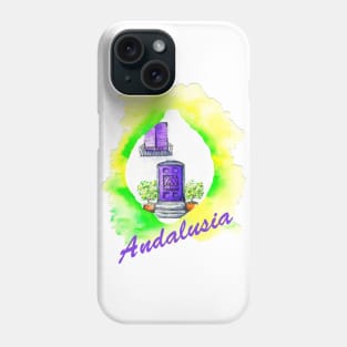 Andalusian Lavender and Lemons Doorway Phone Case