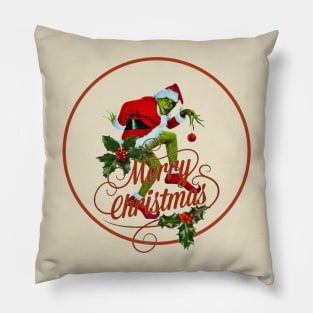 Grinch Stole Christmas Movie Design Pillow