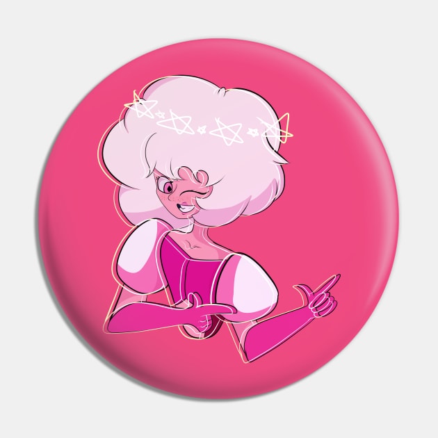 Pink Diamond Pin by Shrew_Boi