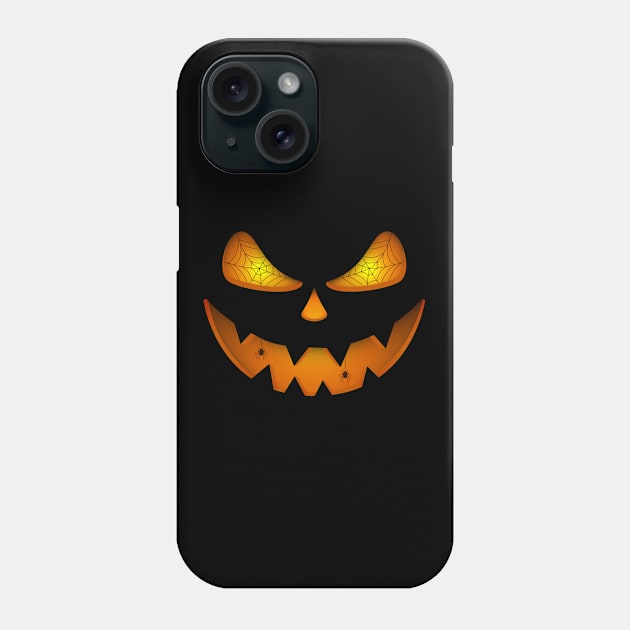 Pumpkin Face Costume For Men Women Halloween Phone Case by Schwarzweiss