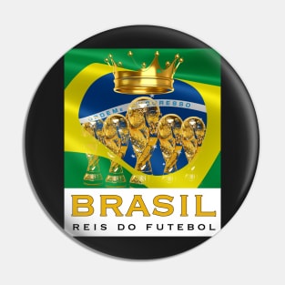 Brazil Kings of Soccer Pin