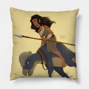 Dino Racer Pillow