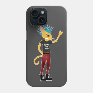 Punk cat Phone Case