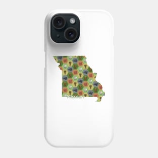 Missouri State Map Board Games Phone Case