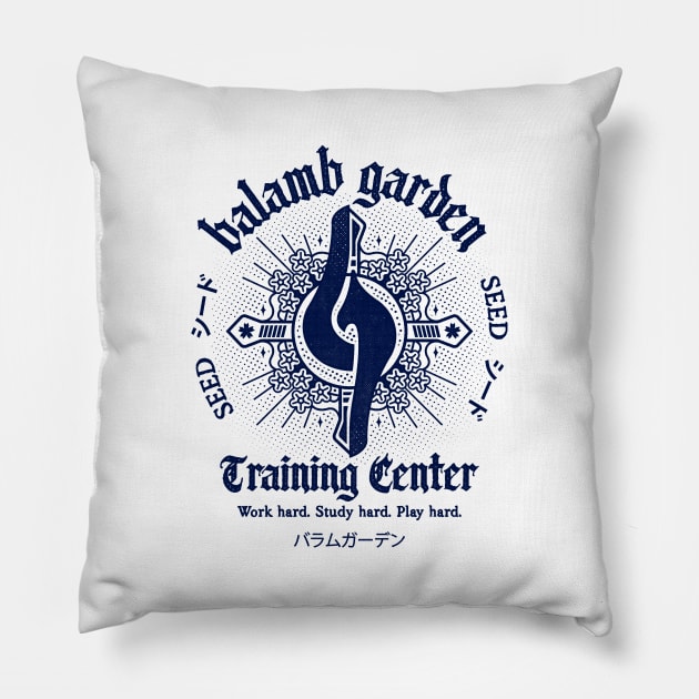 Balamb Garden Training Center Pillow by Lagelantee