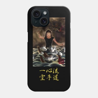 Isshinryu Goddess with Isshinryu Kanji Phone Case