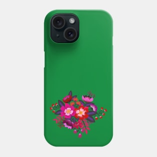 Bold boho flower bouquet Phone Case