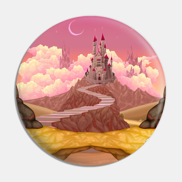 Cave Castle Pin by ddraw