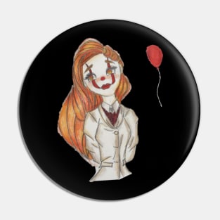 Clown girl Pin