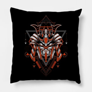 Oni mecha mask Pillow