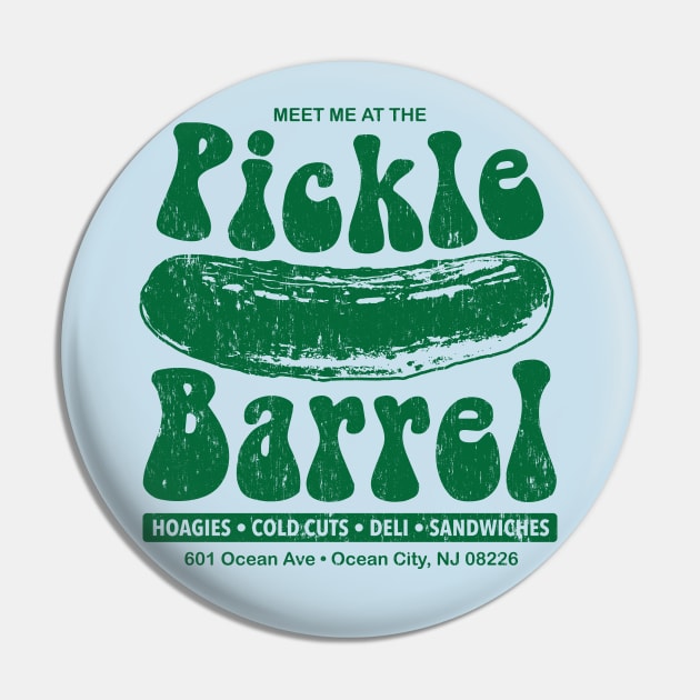 Pickle Barrel - BACK PRINT Pin by mcillustrator
