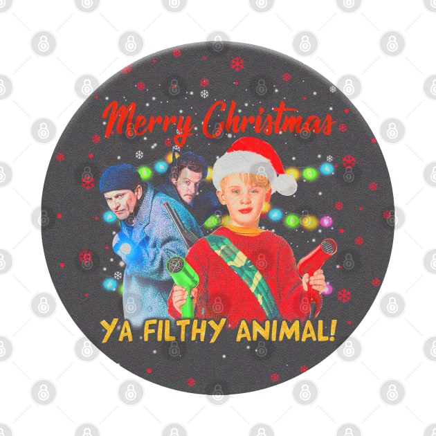 Merry Christmas Ya filthy Animal <> Graphic Design by RajaSukses