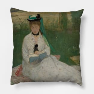 Reading by Berthe Morisot Pillow