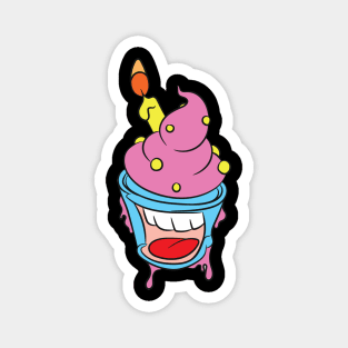 Graffiti Cake Tag Magnet