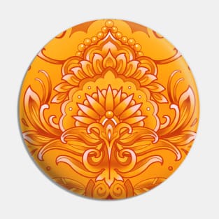 golden mandala design Pin