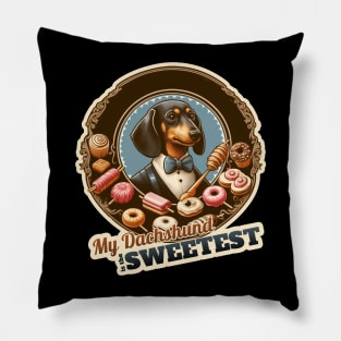 Confectioner Dachshund Pillow