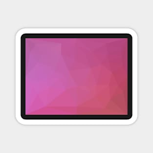 Hot Pink Triangle Pattern Magnet