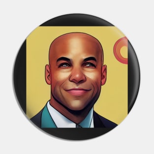 Cory A. Booker | Comics Style Pin