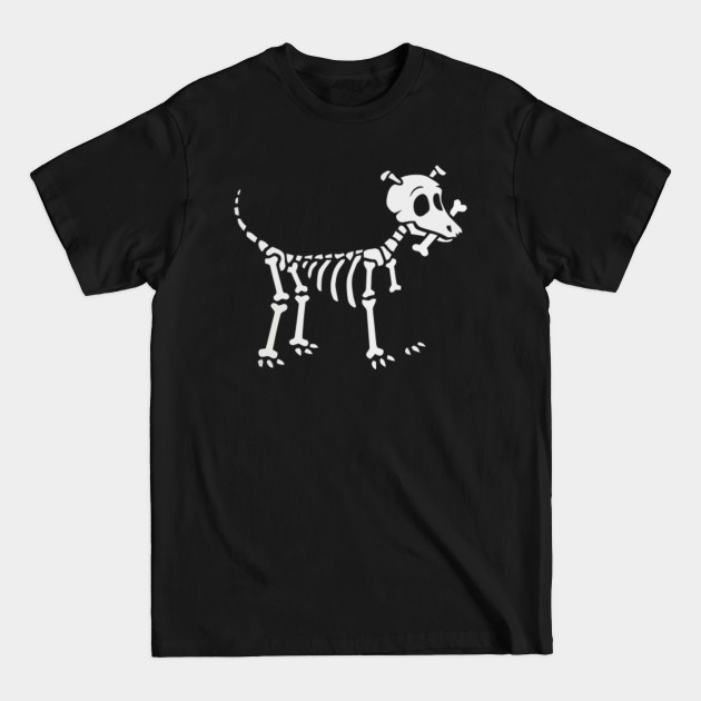 Discover funny Halloween skeleton dog - Funny Halloween Skeleton Dog - T-Shirt