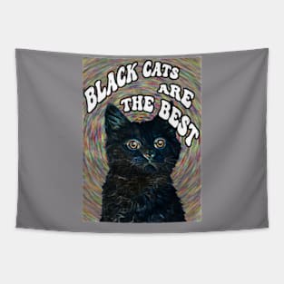 Black cats are the best Tapestry