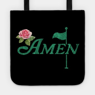 Vintage AMEN MASTERS GOLF Tote