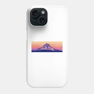 Mt Hood - Purple, Pink, Gold Phone Case