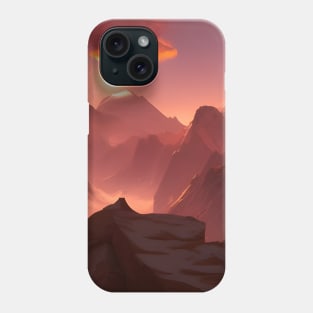 Sunset Mountains Phone Case