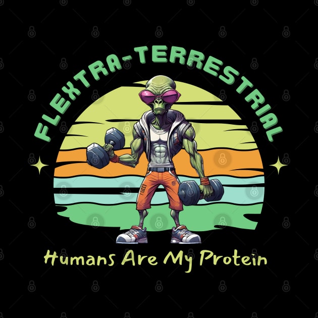 Felxtra-Terrestrial by Kenny The Bartender's Tee Emporium