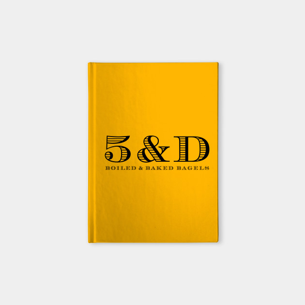 5 & Dime logo black