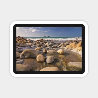 Porth Nanven Beach, St Just, Cornwall Magnet