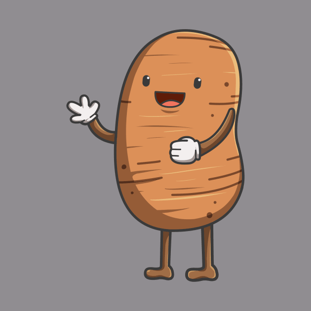 Kawaii Potato by Salfiart