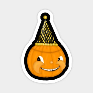 Old Fashioned Pumpkin Head Magnet