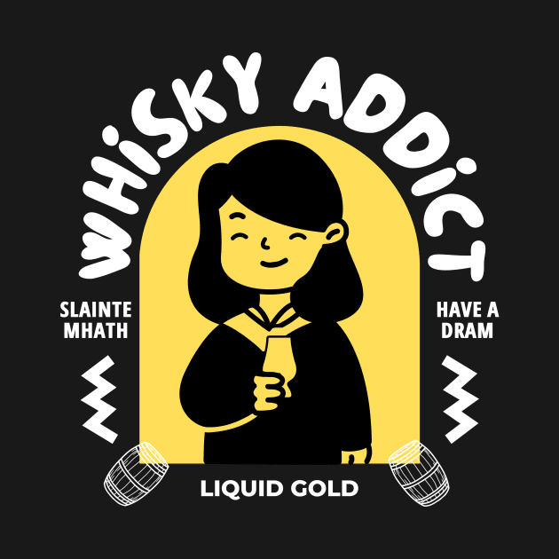 Whisky Addict Shirt by MaltyShirts