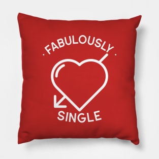 Fabulously Single Design Pillow