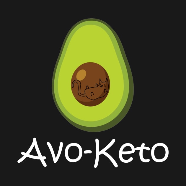 Avo Keto Cat Avocado by Rochelle Lee Elliott