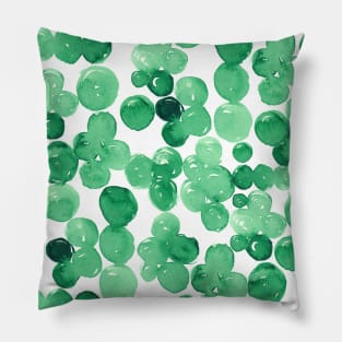 Green Bubbles Pillow