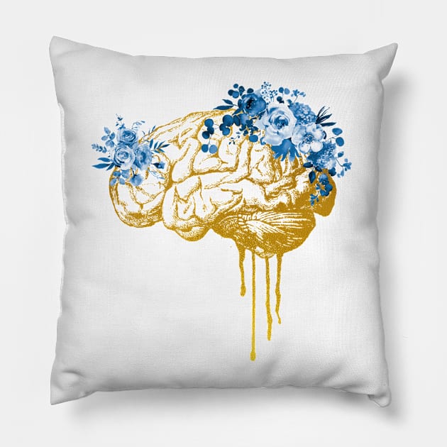 Human Brain Pillow by erzebeth